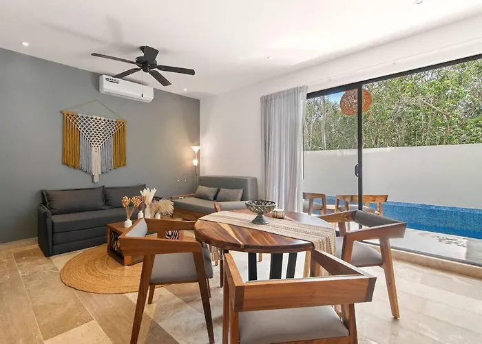 Apartamento Private Pool1 Full Br 2sofabedsamenities Tulum