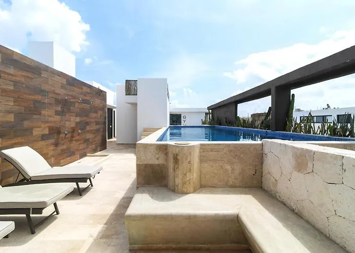 Private Pool1 Full Br 2sofabedsamenities Apartamento Tulum