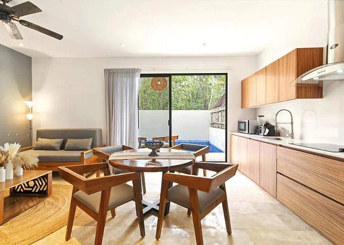 Apartamento Private Pool1 Full Br 2sofabedsamenities Tulum
